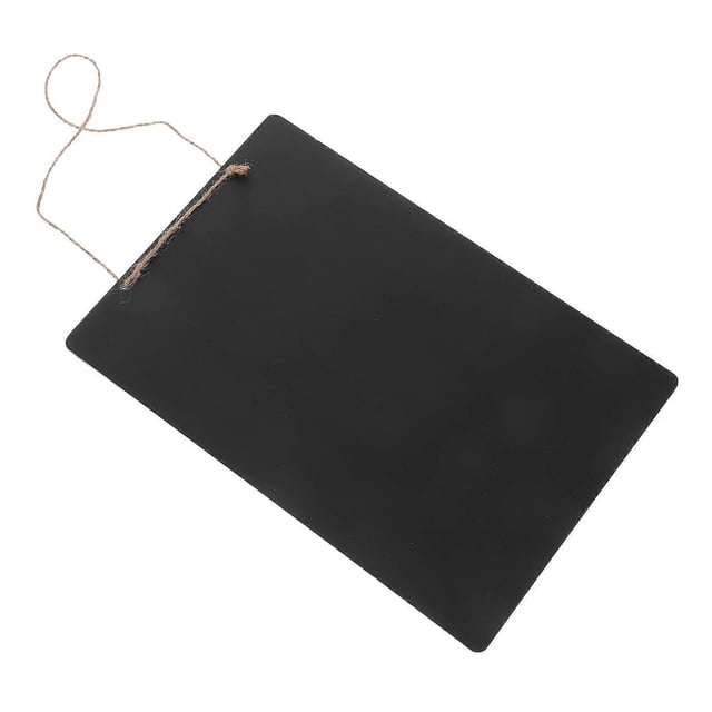 Blackboard Double Sided Hanging Chalkboard for Students Memo 1 Piece Sign