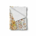 thumbnail image 2 of Hunting Soft Flannel Fleece Throw Blanket, Fox Hunting in Autumn Forest Birch Trees Rustic Life Wilderness Animal, Cozy Plush for Indoor and Outdoor Use, 60" x 80", Orange White Black, by Ambesonne, 2 of 6