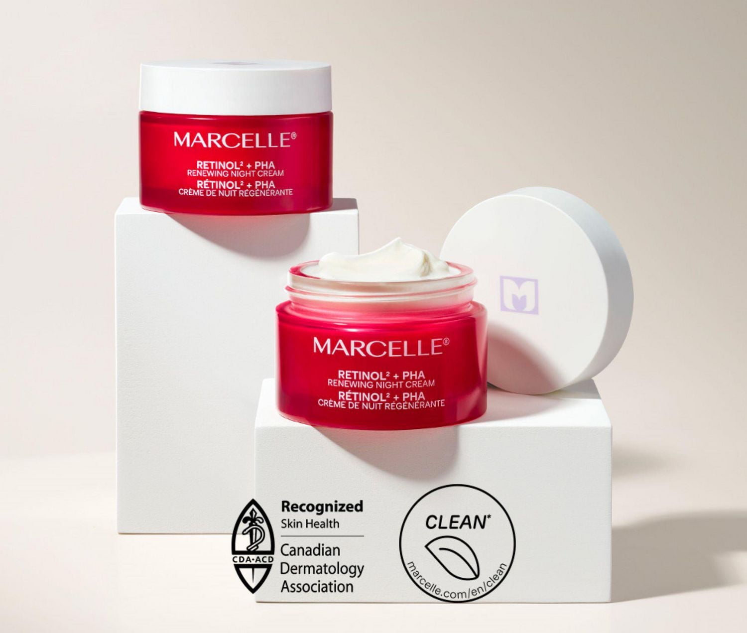 Marcelle Retinol2 + PHA Renewing Night Cream, 50mL