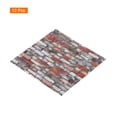 thumbnail image 3 of Dollhouse Floorboards 4 x 4 Inch Gray Brick Dollhouse Wallpaper and Flooring for Dollhouse 12 Pcs, 3 of 5