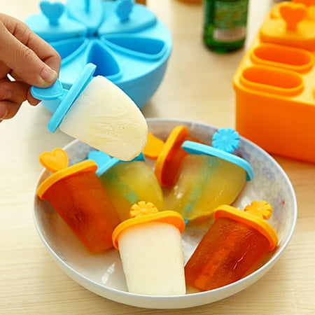 Gohope Popsicle Molds 6 Pieces Silicone Ice Pop Molds BPA ...