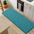 thumbnail image 5 of Teal Christmas Snowflake Pattern Kitchen Rug Mat,Kitchen Runner Rugs Non Skid Washable,Decorative Kitchen Floor Mats for Kitchen,Sink,Laundry,17"x47.2", 5 of 7