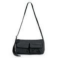 thumbnail image 2 of Deago Small Nylon Shoulder Bag for Women Crossbody Bag Waterproof Cute Hobo Tote Handbag Mini Clutch Purse with Adjustable Strap (Black), 2 of 9