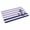 Purple, variant on Anchor Aqua Doormat Outdoor Entrance 16"x24", Modern Navy Blue White Striped Nautical Absorb Moisture Dirt Door Mats, Non-Slip Rubber Backing Floor Mats Indoor, Low-Profile Front Door Rugs