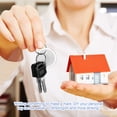 thumbnail image 4 of Key Tags Hotop 500 piezas con borde de metal blanco de 3,2 cm con anillos, 4 of 6