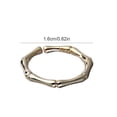 thumbnail image 3 of Qarigey Anillo abierto para mujer, joyería ajustable para nudillos, regalo de novia, plata Ropa, zapatos y accesorios Miscelánea Oro, 3 of 6