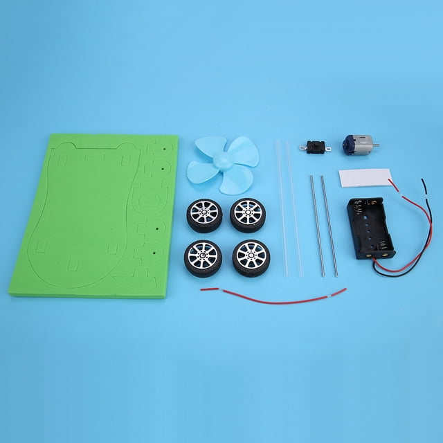 Coche de energía eólica hecho a mano, educativo DIY Energía eólica DIY Coche de energía eólica Coche educativo de bricolaje Ultra Responsivo