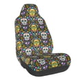 thumbnail image 1 of Balery Sugar Skulls Funda de Asiento para Auto con Diseño - Cubierta Frontal Suave y Transpirable con Protector Antideslizante- 1 Unidad, 1 of 5