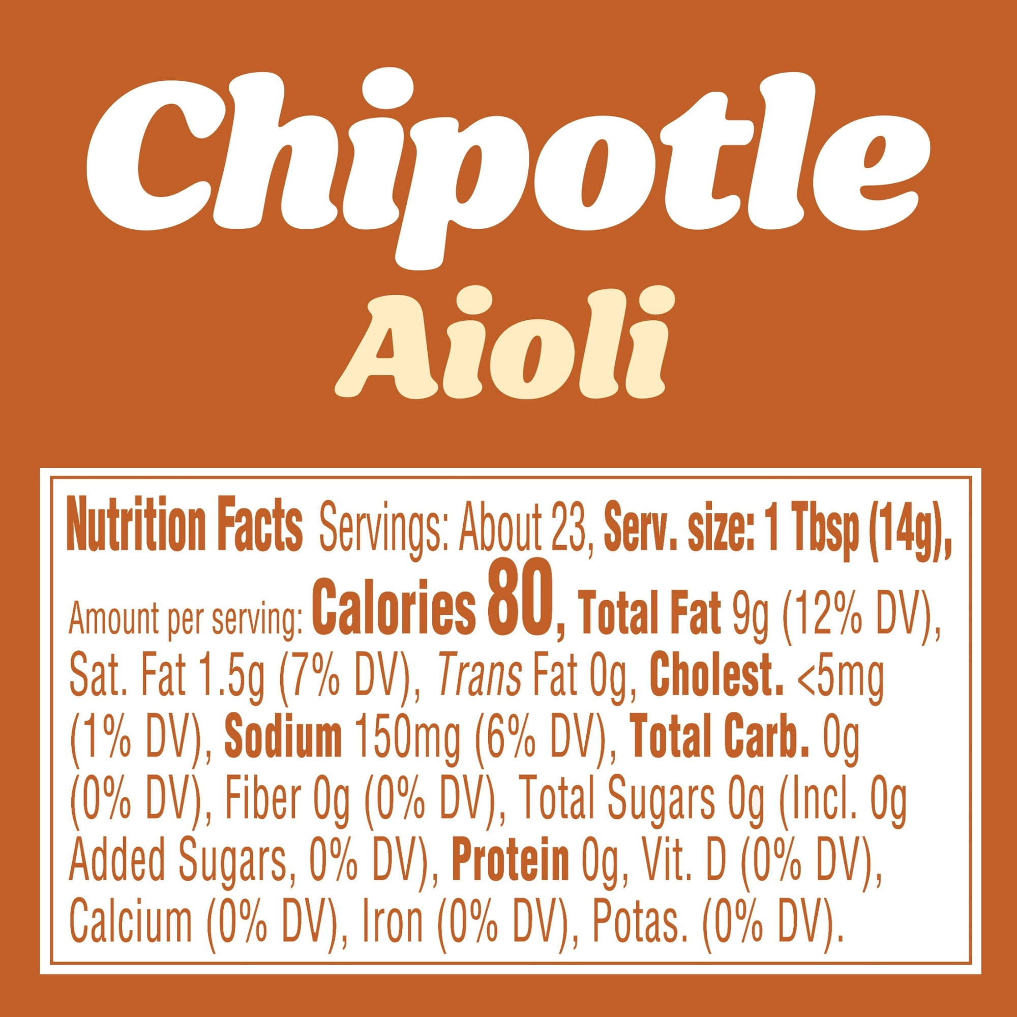 Kraft Chipotle Aioli 12 fl oz (Pack of 6)