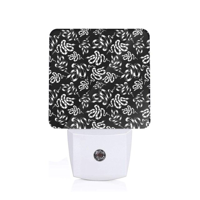 Balery Snake Luz Nocturna LED con Sensor Automático, Enchufe con Sensor Crepuscular, Luz Suave de 0.5W para Dormitorio, Pasillo, Baño-EU