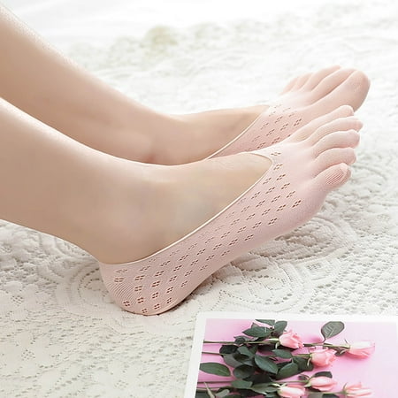 

XINKAIRUN Socks Yoga Silk Stockings Hollowed Out Women S Summer Ice Silk Breathable Ultra-Thin Silicone Antiskid Women S Stockings Ship Stockings Pink (Buy 3 Get 2 Free)