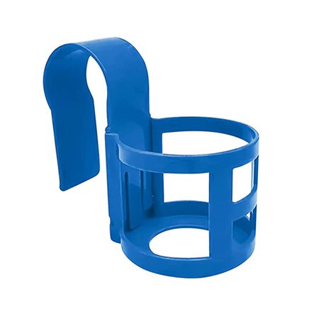 

Portable Organizer Beverage Rack Plastic Drinks Beer Storage Shelf Swimming Pool Container Hook Water Cup Hanging Holder Swimming Pool Accessories BLUE 1PCS