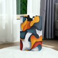 thumbnail image 6 of Yayeee Freestanding Laundry Hamper with Handle Collapsible Large Storage Basket for Clothes, Abstract Wavy, 6 of 7