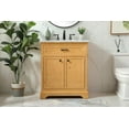 thumbnail image 2 of Elegant Decor Americana 30" Wood Single Bathroom Vanity in Brown Teak, 2 of 7