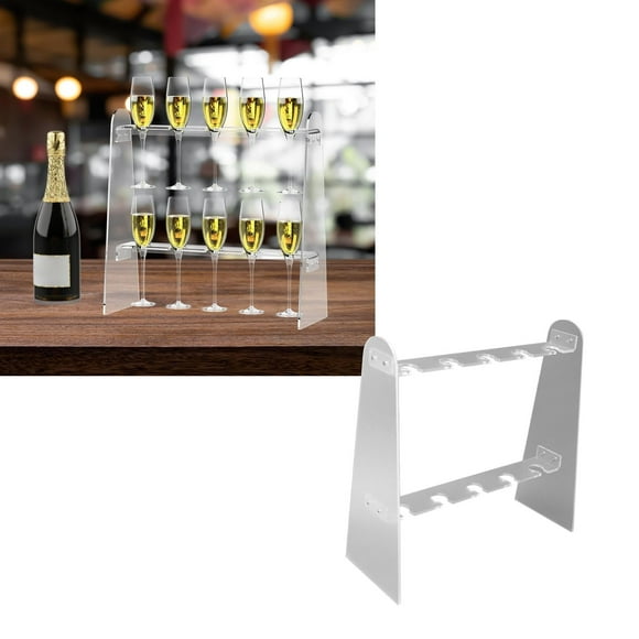 Champagne Glass Holder, Space Saving Champagne Flute Holder for Wedding