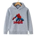 thumbnail image 2 of Sudadera con capucha de SpiderMan para niños, ropa para niñas y niños, ropa de moda para bebés, camisetas deportivas cálidas de otoño, regalo para la vuelta al cole, 2 of 4