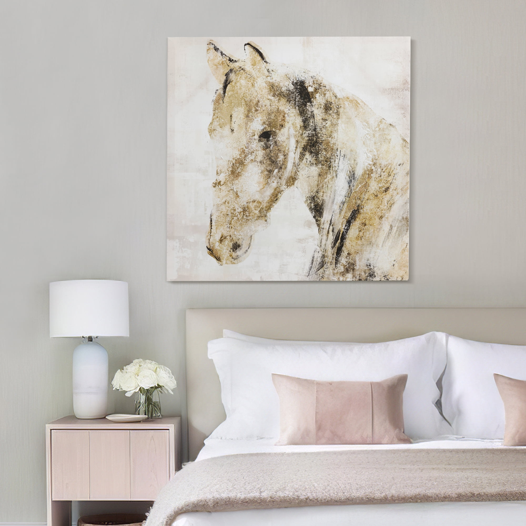 12"x12" Set of 3 Canvas Wall Art Modern Home Decorations Print Painting -Horse