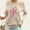 Beige, variant on Zunfeo Fall Tops for Women Casual Breast Cancer Awareness Shirts Cozy Long Sleeve T Shirts Christmas Gift Beige