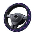 thumbnail image 4 of Fotbe Eggplant Steering Wheel Cover Universal 15 in Car Accessories for Men Women,Steering Wheel Protector Comfortable Protective Case for SUV Sedan Decor, 4 of 8