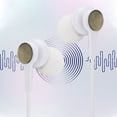 thumbnail image 3 of Auriculares intrauditivos Ormromra JY-56 con cable 3,5 mm Blanco, 3 of 8