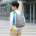 thumbnail image 3 of Mochila ligera de color sólido, mochila de gran capacidad, repelente al agua, mochila ultraligera para viajes y deportes al aire libre para hombres y mujeres, 3 of 5