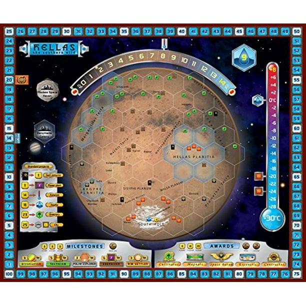 Stronghold Games Terraforming Mars Hellas Elysium de l'Autre Côté de l'Expansion Mars