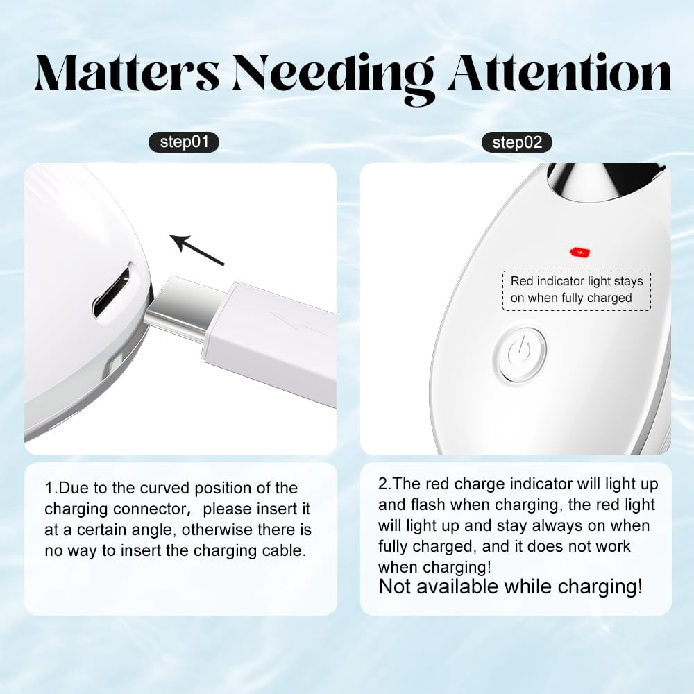 Aubiu Neck Face Massager, Face Sculpting Tool, 3 Modes and Vibration Facial Massager for Double Chin Wrinkle, Daily Home Use
