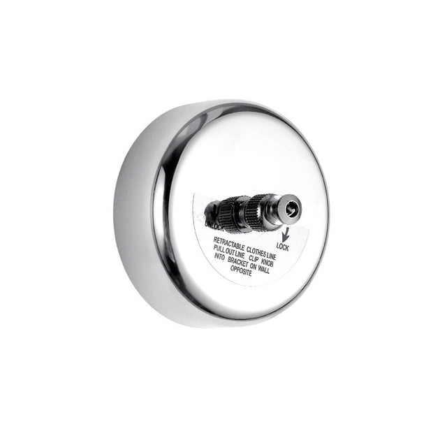 Naiovety Tendedero retráctil para balcón de dormitorio, ropa interior portátil montada en la pared, cuerda de secado, colgador de ropa, Almacenamiento y organización del hogar 3.8 m