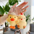 thumbnail image 4 of Llavero colgante de pato para niños, juguetes de peluche de pollo enfadado, 10/12cm, regalos de cumpleaños y Navidad, 4 of 5