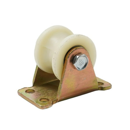 

1pcs V Nylon Grooved Rollers 30mm Heavy Duty Sliding Door Rollers with Stand