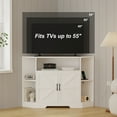 thumbnail image 3 of Mueble de esquina TV soporte para consola de TV de 55", 3 of 6