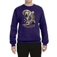 thumbnail image 2 of If It's Not a Weimaraner It's Just a Dog Gift | Mens Dog Lover Crewneck Graphic Sweatshirt, Purple, 3XL, 2 of 3