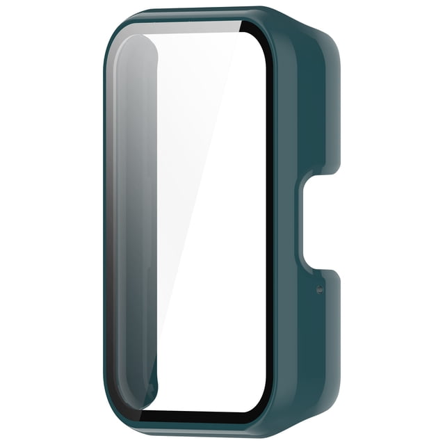 For Samsung Galaxy Fit 3 Strap / Case Tempered Glass Screen Protector Plating Cover Case Silicone Band 13 PC pine green For Samsung Fit 3