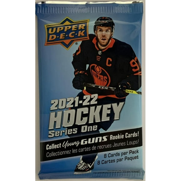 2021-22 Upper Deck Series 1 Hockey Sealed pack - 8 Cards Per Pack