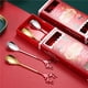thumbnail image 4 of Advancent 2 Pieces Christmas Coffee Spoons Ice Kitchen Cream Stirring Teaspoons Supplies Scoops Bar Hotel Home Tea Party Kits de decoración para fiestas Numero 5, 4 of 5