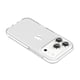 thumbnail image 4 of For iPhone 17 Pro Max Case TPU+TPE Anti-drop Clear Phone Cover - Transparent Black, 4 of 5