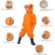 thumbnail image 4 of Traje de charco Traje impermeable para niños y niñas Chubasquero de una pieza con capucha Patrón animal ligero L(L), 4 of 5