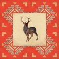 thumbnail image 3 of Marrott, Stephanie 15x15 Black Modern Framed Museum Art Print Titled - Deer Blanket, 3 of 5
