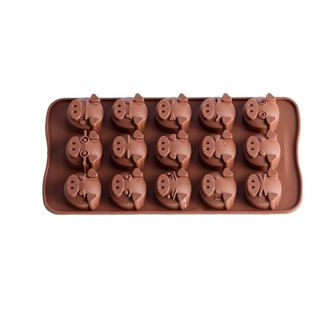 Injueey Molde de silicona para Fondant de dibujos animados, molde con forma de Animal de Chocolate Sugarcraft para hacer decoración de azúcar Herramientas y accesorios para hornear Injueey HA001727-00