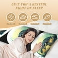 thumbnail image 4 of Disketp Watercolor Turtle3 Print Body Pillow Cover - Super Soft 20x54 Body Pillow Case,Long Side Hidden Zipper, 4 of 8