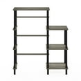 thumbnail image 4 of Furinno Turn-N-Tube Toolless Kitchen Storage Shelf Tall, French Oak Grey/Black, 4 of 6