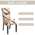 thumbnail image 5 of Chair Covers for Dining Room Set of 4 Stretch Dining Chair Covers Spandex Kitchen Chair Slipcovers Removable Washable Parson Chair Slipcovers(4Pcs,Bird''s Nest), 5 of 6