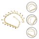 thumbnail image 4 of Tobilleras con campana para mujer, joyería para pie de playa ajustable y elegante con sonido de campana transparente, joyería para pie para tobillo, 2 uds., 4 of 7