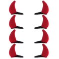 thumbnail image 1 of Diadema del diablo de Halloween Clips para el cabello con cuernos del diablo Banda para el cabello Orejas de diablos rojos Pasadores Diadema del diablo para mujer Aro para el cabello Decoración de fie, 1 of 3