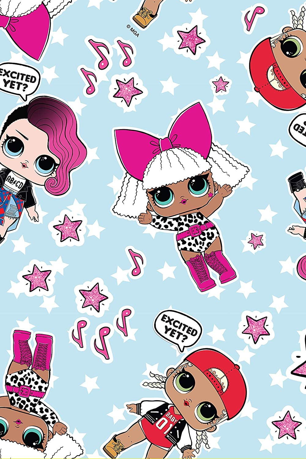 Robes Clothing & Accessories LOL Surprise Excited Yet Glam Girl Pajama Robe