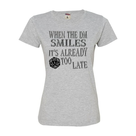 Go All Out When The DM Smiles It's Already Too Late Funny Deluxe Soft T-Shirt Mens/Women