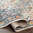 thumbnail image 6 of Livabliss Outdoor Rugs, 5x7 Huntington Beach Traditional Navy Area Rug for Patio, Porch, Deck, Backyard, Waterproof Indoor Outdoor Carpet (5'3" x 7'), 6 of 7