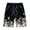Black, variant on Men's Summer Red Camo Swim Trunks – Quick Dry Beach Board Shorts with Drawstring and Pockets