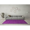 thumbnail image 3 of Ahgly Company Indoor Square Solid Pink Modern Area Rugs, 7' Square, 3 of 4