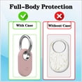 thumbnail image 7 of YUNOVA 4 Pack Galaxy SmartTag2 Silicone Protective Case with Key Ring for Samsung Galaxy SmartTag2 - Ideal for Keys, Wallet, Luggage & Pets, 7 of 7